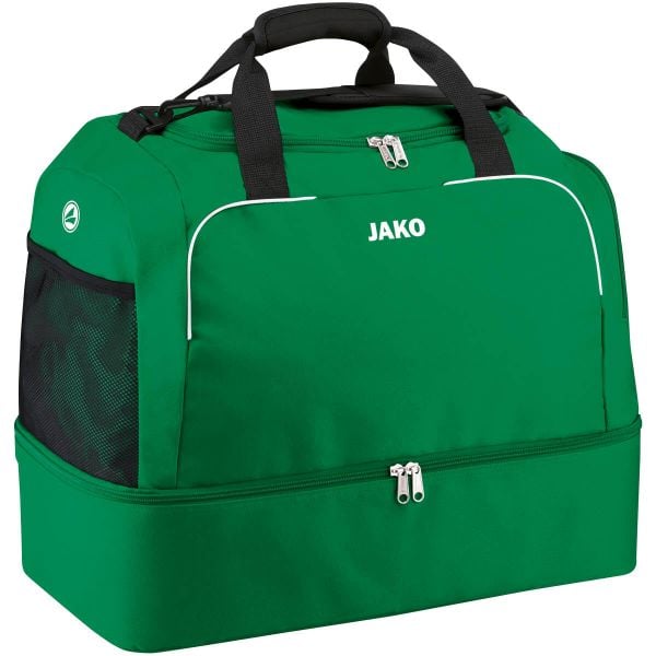 Torba sportowa Jako Classico. Zielone torby na ramię JAKO, bez wzorów, z materiału, na ramię, bez dodatków. Za 170.55 zł.