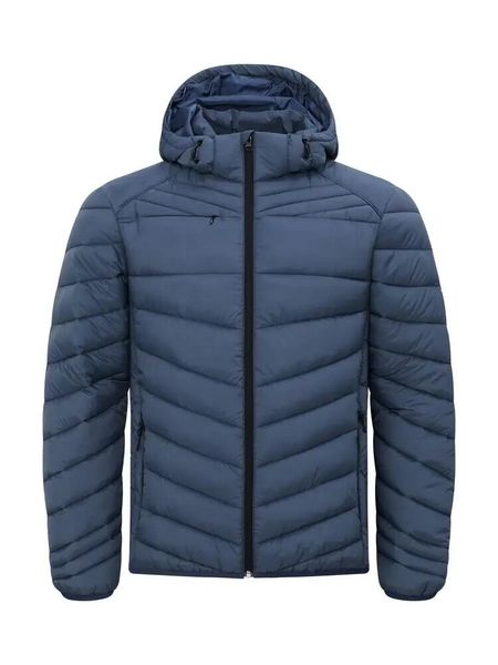 Clique Kurtka Idaho z recyklowanego poliamidu, ciepła i lekka – Fog Blue. Niebieskie kurtki CLIQUE, m, bez wzorów, z materiału. Za 319.29 zł.