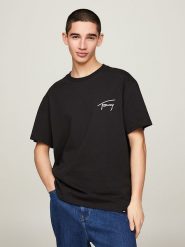 TOMMY JEANS Koszulka w kolorze czarnym rozmiar: M. Czarne bezrękawniki Tommy Jeans, m, bez wzorów, z bawełny, bez kołnierzyka, bez ramiączek. Za 154.79 zł.