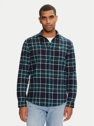 Tommy Jeans Koszula DM0DM19651 Zielony Regular Fit. Zielone koszule Tommy Jeans, m, bez wzorów, z bawełny, bez kołnierzyka, bez ramiączek. Za 219.99 zł.
