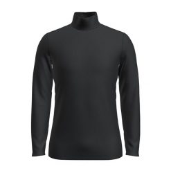 Bluza termoaktywna męska icebreaker 260 Tech Turtleneck. Czarne bielizna termoaktywna Icebreaker, l, bez wzorów, z wełny, bez ramiączek, trekkingowe. Za 419.99 zł.