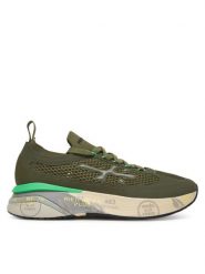 Premiata Sneakersy Moerun0.1 Var 8259 Zielony. Zielone buty sportowe casual Premiata, bez wzorów, ze skóry, bez zapięcia. Za 1,289.00 zł.