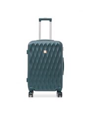 Semi Line Walizka średnia T5725-3 Zielony. Zielone walizki Semi-line, bez wzorów, z tworzywa sztucznego, średnie. Za 199.99 zł.