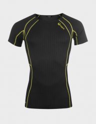 Koszulka termoaktywna męska Halti Ultra Cool Mesh S/S. Czarne bielizna termoaktywna Halti, m, bez wzorów, z elastanu, bez ramiączek, na fitness i siłownię. Za 180.00 zł.