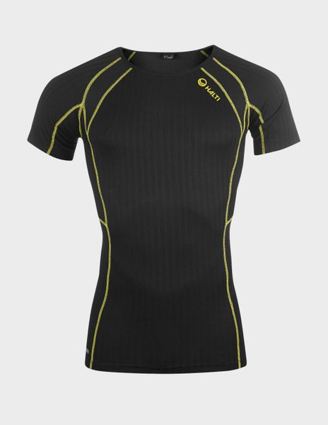 Koszulka termoaktywna męska Halti Ultra Cool Mesh S/S. Czarne bielizna termoaktywna Halti, m, bez wzorów, z elastanu, bez ramiączek, na fitness i siłownię. Za 180.00 zł.