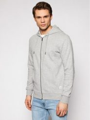 Jack&Jones Bluza Basic 12181901 Szary Regular Fit. Szare bluzy Jack&Jones, m, bez wzorów, z bawełny, bez kaptura. Za 119.99 zł.