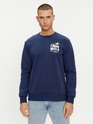 Levi's® Bluza Graphic 38423-0075 Granatowy Regular Fit. Niebieskie bluzy m, bez wzorów, z bawełny, bez kaptura. Za 219.99 zł.