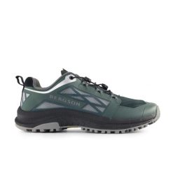 Buty terenowe męskie Bergson Tsavo OV. Zielone buty turystyczne Bergson, bez wzorów, z syntetyku, bez zapięcia, outdoorowe. Za 319.00 zł.