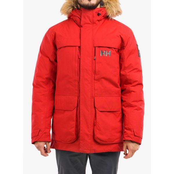 Kurtka zimowa męska Helly Hansen Nordsjo Parka. Czerwone kurtki Helly Hansen, na zimę, m, bez wzorów, bez kaptura. Za 1,256.99 zł.