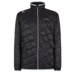 Kurtka trekkingowa męska La Sportiva Wildhorn Primaloft. Czarne kurtki La Sportiva, m, bez wzorów, z poliesteru, bez kaptura. W wyprzedaży za 578.49 zł.