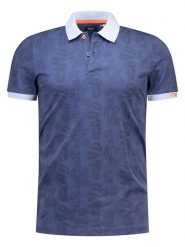 NEW ZEALAND AUCKLAND Koszulka polo w kolorze granatowym rozmiar: XXL. Niebieskie koszulki polo New Zealand Auckland, xxl, bez wzorów, z bawełny, bez kołnierzyka, bez ramiączek. Za 171.28 zł.