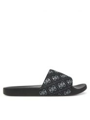 Guess Klapki FMJTOK ELL19 Czarny. Czarne klapki Guess, z tworzywa sztucznego. Za 229.99 zł.