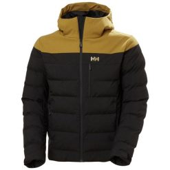 Kurtka puchowa Helly Hansen Bossanova. Brązowe kurtki Helly Hansen, xl, bez wzorów, z puchu, bez kaptura. W wyprzedaży za 879.00 zł.
