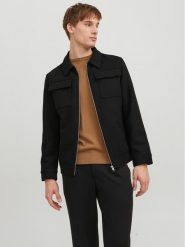 Jack&Jones Kurtka przejściowa 12239005 Czarny Regular Fit. Czarne kurtki Jack&Jones, m, bez wzorów, z syntetyku, bez kaptura. Za 259.99 zł.