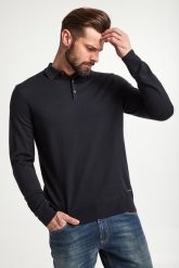 Sweter męski wełniany Dondo JOOP!. Swetry nierozpinane JOOP!, m, bez wzorów, z wełny, bez kołnierzyka, bez ramiączek. W wyprzedaży za 529.72 zł.