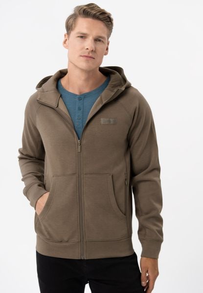 Bluza dresowa B-ANDRE. Brązowe bluzy z kapturem Volcano, m, bez wzorów, z dresówki, z kapturem. Za 179.99 zł.