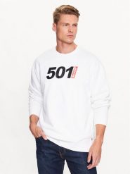 Levi's® Bluza 501 Graphic 38712-0214 Biały Relaxed Fit. Białe bluzy l, bez wzorów, z bawełny, bez kaptura. Za 249.99 zł.
