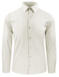 Elegancka Koszula Męska - Victorio - Kolor Kości Słoniowej (Ecru). Białe koszule Victorio, m, bez wzorów, z bawełny, bez kołnierzyka, bez ramiączek. Za 139.00 zł.