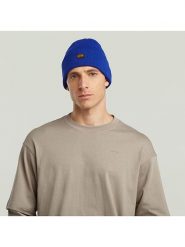 G-Star Czapka beanie w kolorze niebieskim rozmiar: onesize. Niebieskie czapki zimowe G-Star, bez wzorów, z bawełny. Za 72.45 zł.
