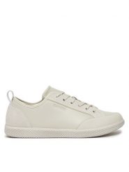 Calvin Klein Sneakersy HM0HM01585 Biały. Białe buty sportowe casual CALVIN KLEIN, bez wzorów, ze skóry, bez zapięcia. Za 399.99 zł.