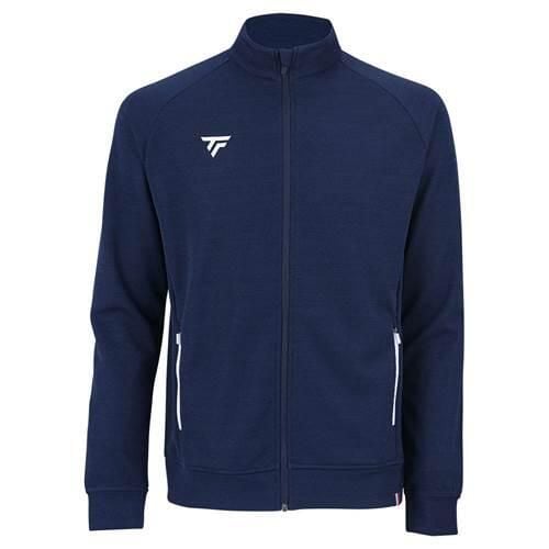 Bluza sportowa męska Tecnifibre Team. Niebieskie bluzy bez kaptura TECNIFIBRE, m, bez wzorów, z bawełny, bez kaptura. Za 196.00 zł.