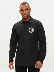 Versace Jeans Couture Koszula 76GALYS1 Czarny Regular Fit. Czarne koszule Versace Jeans Couture, m, bez wzorów, z bawełny, bez kołnierzyka, bez ramiączek. Za 519.99 zł.