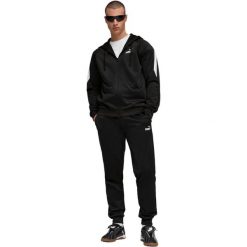 Męskie Tracksuit Puma Hooded Poly Suit. Czarne komplety dresowe Puma, m, bez wzorów, z dresówki, bez ramiączek. Za 390.00 zł.