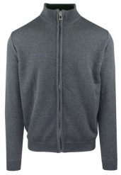 Męski Sweter Rozpinany, Miękki i Delikatny Materiał - Brave Soul - Grafit. Szare swetry rozpinane Brave Soul, l, bez wzorów, z materiału, bez kołnierzyka, bez ramiączek. Za 119.00 zł.