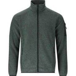 Cmp Kurtka Męska Polar 85% poliester 15% wiskoza – 01FZ Jungle-Antracite. Zielone kurtki CMP, m, bez wzorów, z materiału, bez kaptura. Za 299.99 zł.