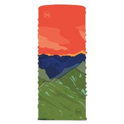 Komin na szyję bandana do biegania BUFF oryginal ecostretch. Brązowe buty do biegania Buff, bez wzorów. W wyprzedaży za 64.94 zł.