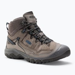 Buty trekkingowe męskie KEEN Targhee IV Mid WP. Szare buty trekkingowe Keen, bez wzorów, bez zapięcia. Za 569.99 zł.