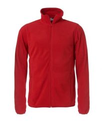 Clique Podstawowa Kurtka Micro Fleece - 100% poliester antypelting – red. Czerwone kurtki CLIQUE, m, bez wzorów, z poliesteru, bez kaptura. Za 163.08 zł.