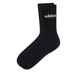 Skarpety wysokie unisex adidas. Czarne skarpety Adidas, bez wzorów. Za 49.99 zł.