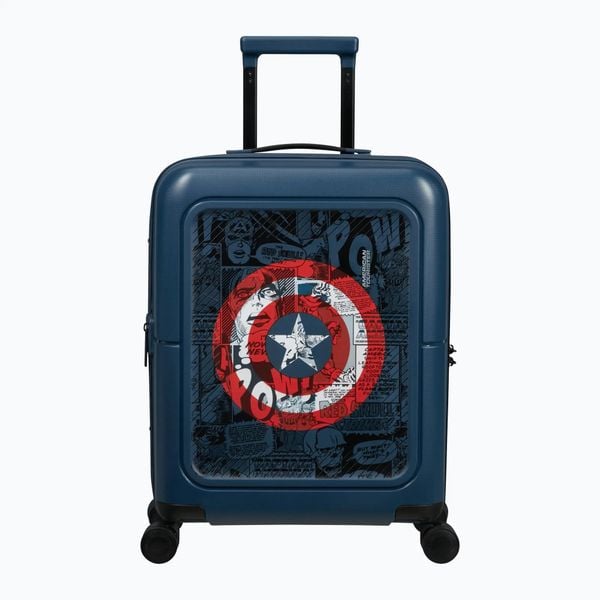 Walizka podróżna American Tourister Dashpop Disney 47. Niebieskie walizki American Tourister, bez wzorów, z materiału, duże. Za 619.99 zł.
