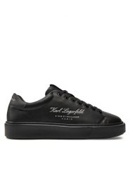 KARL LAGERFELD Sneakersy KL52223 Czarny. Czarne buty sportowe casual KARL LAGERFELD, bez wzorów, ze skóry, bez zapięcia. Za 569.99 zł.