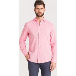 KOSZULA HANJO Joop! Jeans. Czerwone koszule JOOP! Jeans, l, bez wzorów, z bawełny, bez kołnierzyka, bez ramiączek. Za 221.40 zł.