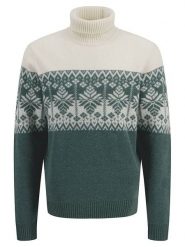 FYNCH-HATTON Wełniany golf w kolorze zielono-kremowym rozmiar: XXL. Brązowe golfy Fynch-Hatton, xxl, bez wzorów, z wełny, bez ramiączek. Za 217.99 zł.