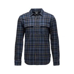 Koszula Twill Black Diamond Project. Niebieskie koszule Black Diamond, m, bez wzorów, ze splotem, bez kołnierzyka, bez ramiączek. Za 409.50 zł.