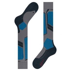 Skarpetki Falke SK4 Advanced. Szare skarpety Falke, bez wzorów, z poliamidu. Za 155.50 zł.
