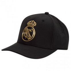 Czapka z daszkiem Real Madryt - oficjalna licencjonowana. Czarne czapki z daszkiem REAL MADRID, bez wzorów. Za 99.00 zł.