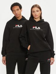 Fila Bluza Unisex Brunssum FAU0145 Czarny Regular Fit. Czarne bluzy Fila, m, bez wzorów, z bawełny, bez kaptura. Za 159.99 zł.