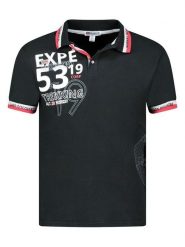 Geographical Norway Koszulka polo "Krug" w kolorze czarnym rozmiar: XXL. Czarne koszulki polo sportowe Geographical Norway, xxl, bez wzorów, z bawełny, bez kołnierzyka, bez ramiączek. Za 124.95 zł.