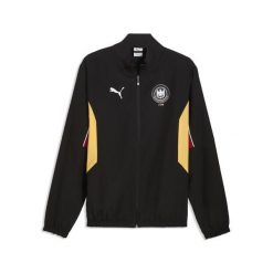 Kurtka dresowa retro męska niemieckiej reprezentacji w piłce ręcznej PUMA. Czarne kurtki Puma, m, bez wzorów, z dresówki, bez kaptura. Za 329.00 zł.