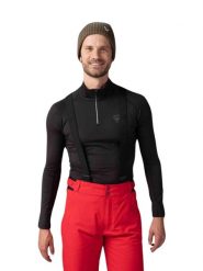 Koszulka termoaktywna Rossignol Classique 1/2 Zip czarna. Czarne bielizna termoaktywna Rossignol, m, bez wzorów, z dzianiny, bez ramiączek, narciarskie. Za 339.99 zł.