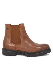 Tommy Hilfiger Sztyblety Comfort Cleated Termo Lth Chel FM0FM04650 Brązowy. Brązowe sztyblety Tommy Hilfiger, bez wzorów, ze skóry, bez obcasa, bez zapięcia. Za 899.99 zł.