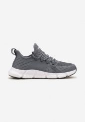 Jasnoniebieskie Wsuwane Buty Sportowe Sneakersy z Siateczki na Tłoczonej Podeszwie Salafina. Niebieskie buty sportowe casual Born2be, bez wzorów, bez zapięcia. W wyprzedaży za 103.99 zł.