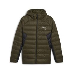 Męska kurtka puchowa PackLITE PUMA Dark Olive Green. Zielone kurtki Puma, m, bez wzorów, z puchu, bez kaptura. W wyprzedaży za 468.50 zł.