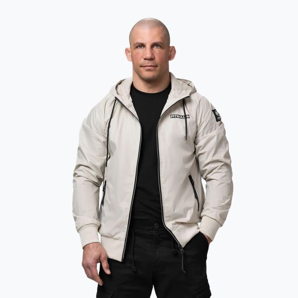 Kurtka męska Pitbull Athletic Logo Nylon Hooded. Brązowe kurtki PITBULL, m, bez wzorów, z materiału, bez kaptura. Za 219.99 zł.