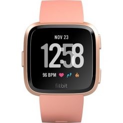 Smartwatch FITBIT Versa Różowo-złoty. Czerwone zegarki smartwatch FITBIT, bez wzorów. Za 799.00 zł.