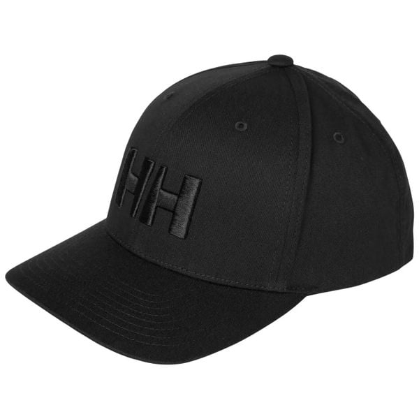Czapka z daszkiem Helly Hansen Brand. Czarne czapki z daszkiem Helly Hansen, bez wzorów, z bawełny. Za 225.50 zł.